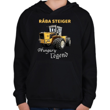 PRINTFASHION RÁBA STEIGER  - Gyerek kapucnis pulóver - Fekete gyerek pulóver, kardigán