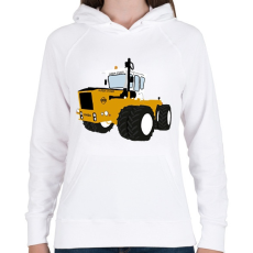 PRINTFASHION rába steiger - Női kapucnis pulóver - Fehér