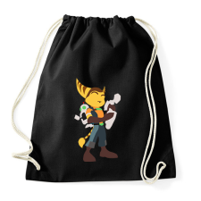 PRINTFASHION Rachet & Clank - Sportzsák, Tornazsák - Fekete tornazsák