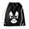 PRINTFASHION Radioaktiv koponya - Sportzsák, Tornazsák - Fekete