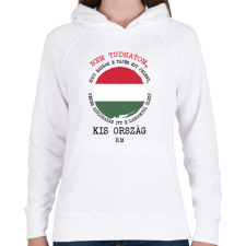 PRINTFASHION Radnóti - Nem tudhatom... - Női kapucnis pulóver - Fehér női pulóver, kardigán