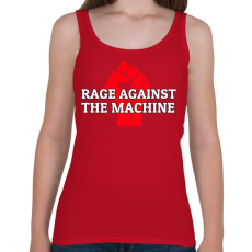 PRINTFASHION Rage against - Női atléta - Cseresznyepiros