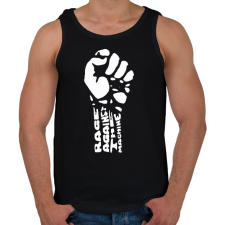 PRINTFASHION Rage - Férfi atléta - Fekete atléta, trikó