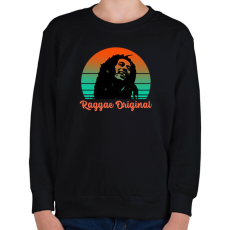 PRINTFASHION Raggae Original - Gyerek pulóver - Fekete