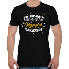 PRINTFASHION Ragyogóvá varázsol - Férfi póló - Fekete férfi póló