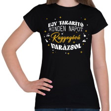 PRINTFASHION Ragyogóvá varázsol - Női póló - Fekete női póló