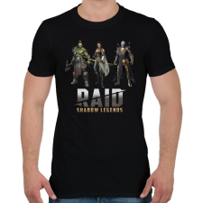 PRINTFASHION Raid: Shadow Legends - Férfi póló - Fekete férfi póló