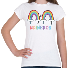 PRINTFASHION RainBros - Női póló - Fehér női póló
