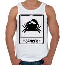 PRINTFASHION rák - Férfi atléta - Fehér atléta, trikó