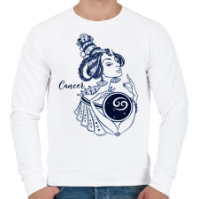 PRINTFASHION rák - Férfi pulóver - Fehér férfi pulóver, kardigán