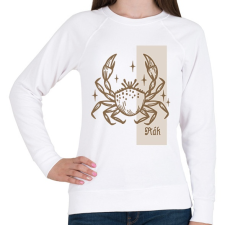PRINTFASHION Rák horoszkóp - Női pulóver - Fehér női pulóver, kardigán