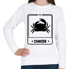 PRINTFASHION rák - Női pulóver - Fehér női pulóver, kardigán