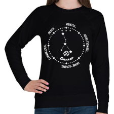 PRINTFASHION Rák tulajdonságok - Női pulóver - Fekete női pulóver, kardigán
