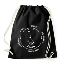 PRINTFASHION Rák tulajdonságok - Sportzsák, Tornazsák - Fekete tornazsák