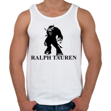 PRINTFASHION Ralph Tauren - Férfi atléta - Fehér atléta, trikó