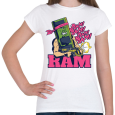 PRINTFASHION Rambo RAM - Női póló - Fehér