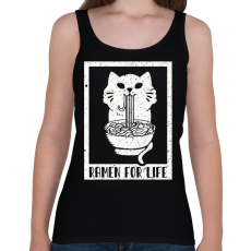 PRINTFASHION Ramen for life - Női atléta - Fekete