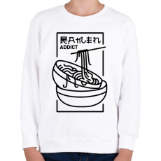 PRINTFASHION Ramen függő - Gyerek pulóver - Fehér