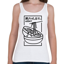 PRINTFASHION Ramen függő - Női atléta - Fehér női trikó