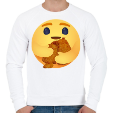 PRINTFASHION Rántott hús - Férfi pulóver - Fehér férfi pulóver, kardigán