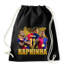 PRINTFASHION raphinha - Sportzsák, Tornazsák - Fekete