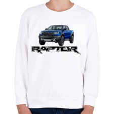 PRINTFASHION Raptor - Gyerek pulóver - Fehér gyerek pulóver, kardigán