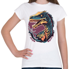 PRINTFASHION raptor - Női póló - Fehér