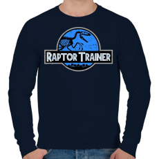 PRINTFASHION Raptor Trainer  - Férfi pulóver - Sötétkék