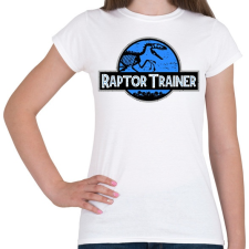 PRINTFASHION Raptor Trainer - Női póló - Fehér női póló