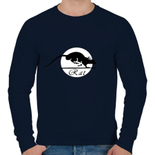 PRINTFASHION rat - Férfi pulóver - Sötétkék férfi pulóver, kardigán