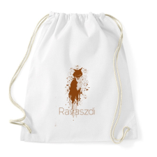 PRINTFASHION ravaszdi - Sportzsák, Tornazsák - Fehér tornazsák