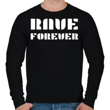 PRINTFASHION RAVE FOREVER - Férfi pulóver - Fekete férfi pulóver, kardigán