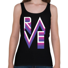 PRINTFASHION Rave - Női atléta - Fekete női trikó