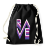 PRINTFASHION Rave - Sportzsák, Tornazsák - Fekete