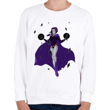 PRINTFASHION Raven - Tenn Titan - Gyerek pulóver - Fehér gyerek pulóver, kardigán