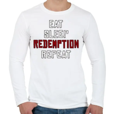 PRINTFASHION Read Dead Redemption  - Férfi hosszú ujjú póló - Fehér férfi póló