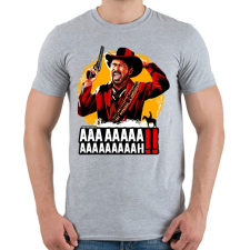 PRINTFASHION Read Dead Redemption - Férfi póló - Sport szürke férfi póló