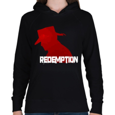 PRINTFASHION Read Dead Redemption - Női kapucnis pulóver - Fekete női pulóver, kardigán