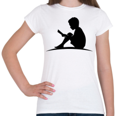 PRINTFASHION reading - Női póló - Fehér