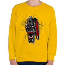 PRINTFASHION Real Brotherhood - Gyerek pulóver - Sárga gyerek pulóver, kardigán