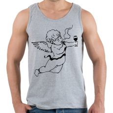 PRINTFASHION Real Cupido - Férfi atléta - Sport szürke