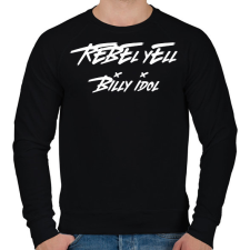 PRINTFASHION REBEL YELL 2 - Férfi pulóver - Fekete férfi pulóver, kardigán