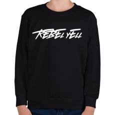 PRINTFASHION REBEL YELL - Gyerek pulóver - Fekete