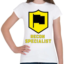 PRINTFASHION Recon Specialist - Női póló - Fehér női póló
