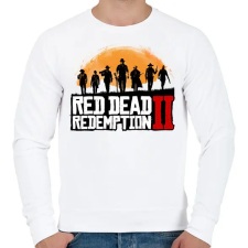 PRINTFASHION Red Dead Redemption 2 - Férfi pulóver - Fehér férfi pulóver, kardigán