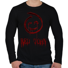 PRINTFASHION red john - Férfi hosszú ujjú póló - Fekete