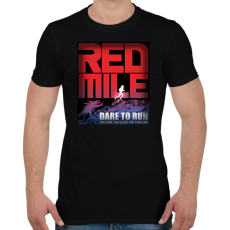 PRINTFASHION Red Mile - Férfi póló - Fekete
