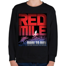PRINTFASHION Red Mile - Gyerek pulóver - Fekete