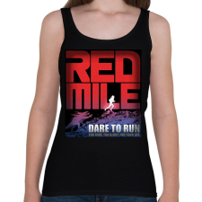 PRINTFASHION Red Mile - Női atléta - Fekete női trikó