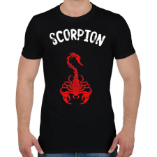 PRINTFASHION red scorpion - Férfi póló - Fekete férfi póló